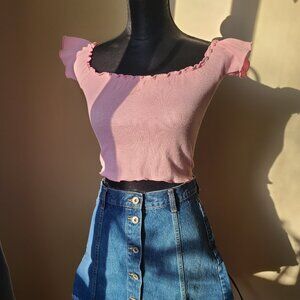 Pretty ribbed top..size small